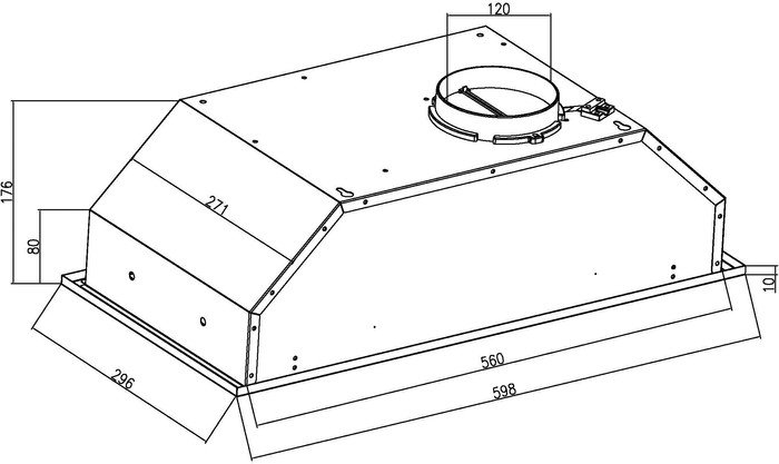 Кухонная вытяжка Schtoff TDM 60 (белый) - фото2