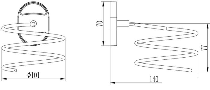 Держатель для фена Ledeme L1930 - фото2