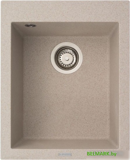 Кухонная мойка Longran Cube CUG 410.500 (sabbia/58) - фото