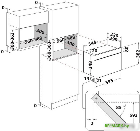 Микроволновая печь Whirlpool W67 MN840 NB - фото2