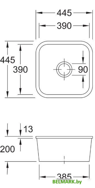 Кухонная мойка Villeroy & Boch Cisterna 50 670302TR - фото