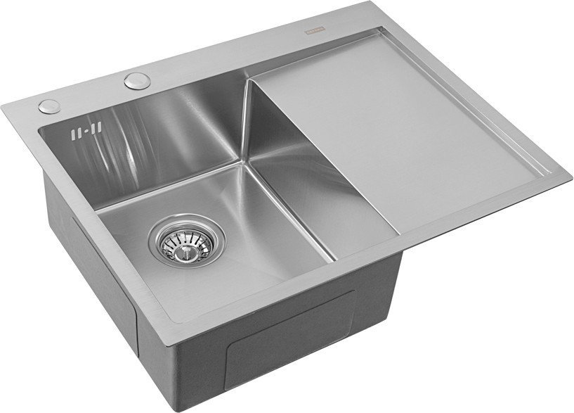 Кухонная мойка ARFEKA ECO AR 650*500 L SATIN - фото