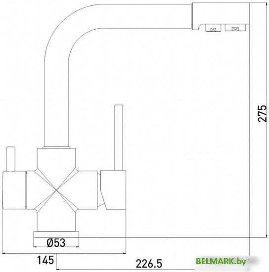 Смеситель Gross Aqua Ecolife 3120609MW - фото2