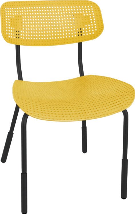 Детский стул Sheffilton SHT-S85PB-1 (желтый/желтый/черный муар) - фото