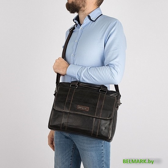 Сумка Poshete 196-1498-25-BRW (коричневый) - фото2