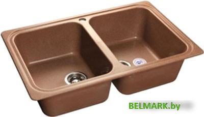 Кухонная мойка GranFest GF-S780K (терракот) - фото