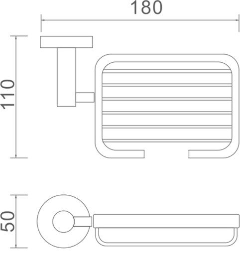 Мыльница Ledeme L71702B-1 - фото2