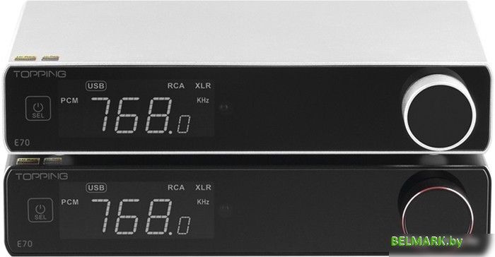 Цифро-аналоговый преобразователь Topping E70 (серебристый) - фото2