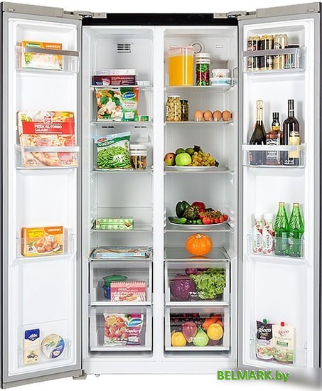 Холодильник side by side Hiberg RFS-480DX NFB - фото2