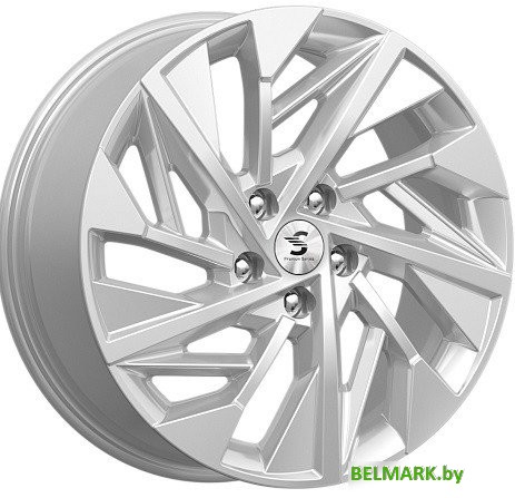 Литые диски SKAD КР009 18x7.5" 5x114.3мм DIA 60.1мм ET 45мм Elite Silver - фото