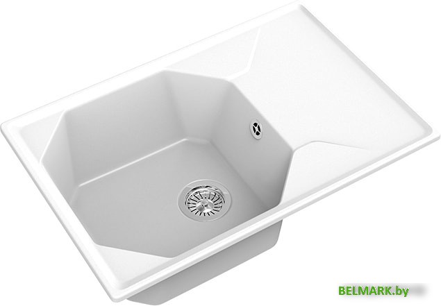 Кухонная мойка GranFest GF-U-740L (иней) - фото