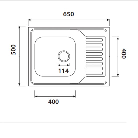 Кухонная мойка Kaiser KSS-6550R - фото2