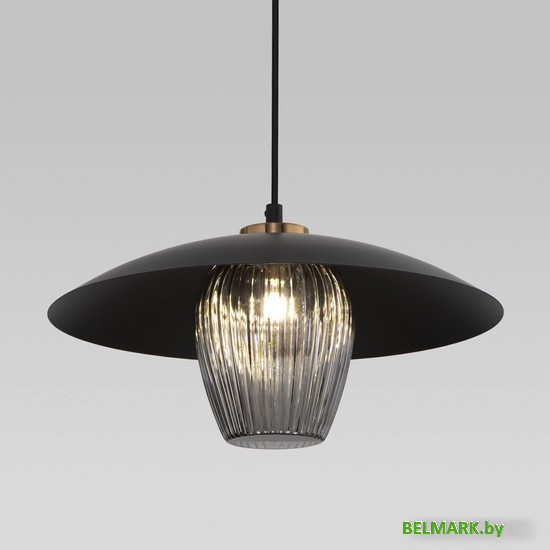 Подвесная люстра Евросвет 50259/1 черный/дымчатый - фото2