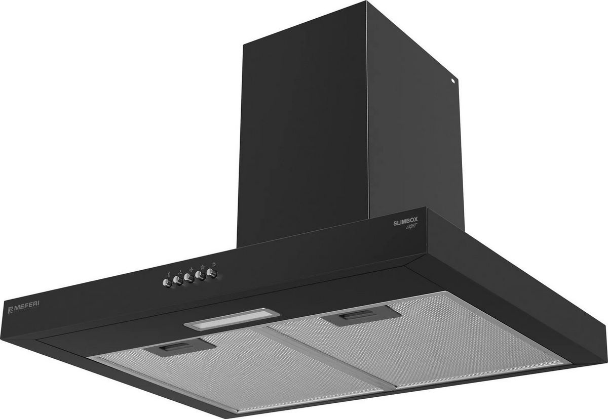 Кухонная вытяжка Meferi SLIMBOX60BK Light - фото2