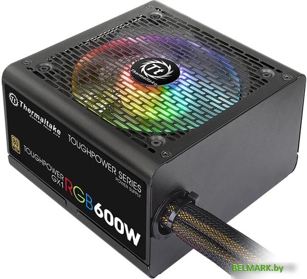 Блок питания Thermaltake Toughpower GX1 RGB 600W Gold TP-600AH2NKG - фото