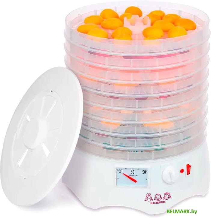 Сушилка для овощей и фруктов Мастерица EFD-0903VM (с прозрачными поддонами) - фото
