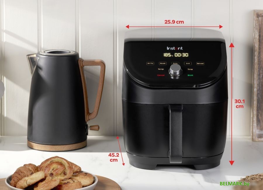 Аэрофритюрница Instant Vortex Slim (черный) - фото2