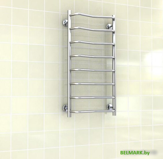 Полотенцесушитель Ростела Чайка нижнее подключение 1" 4 перекладины 60 см - фото2