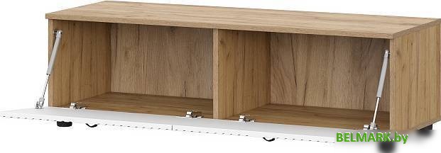 Тумба SV-Мебель Милан 00-00107348 (дуб золотой/белый матовый) - фото2