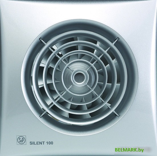 Вытяжной вентилятор Soler&Palau Silent-100 CHZ Silver [5210322300] - фото