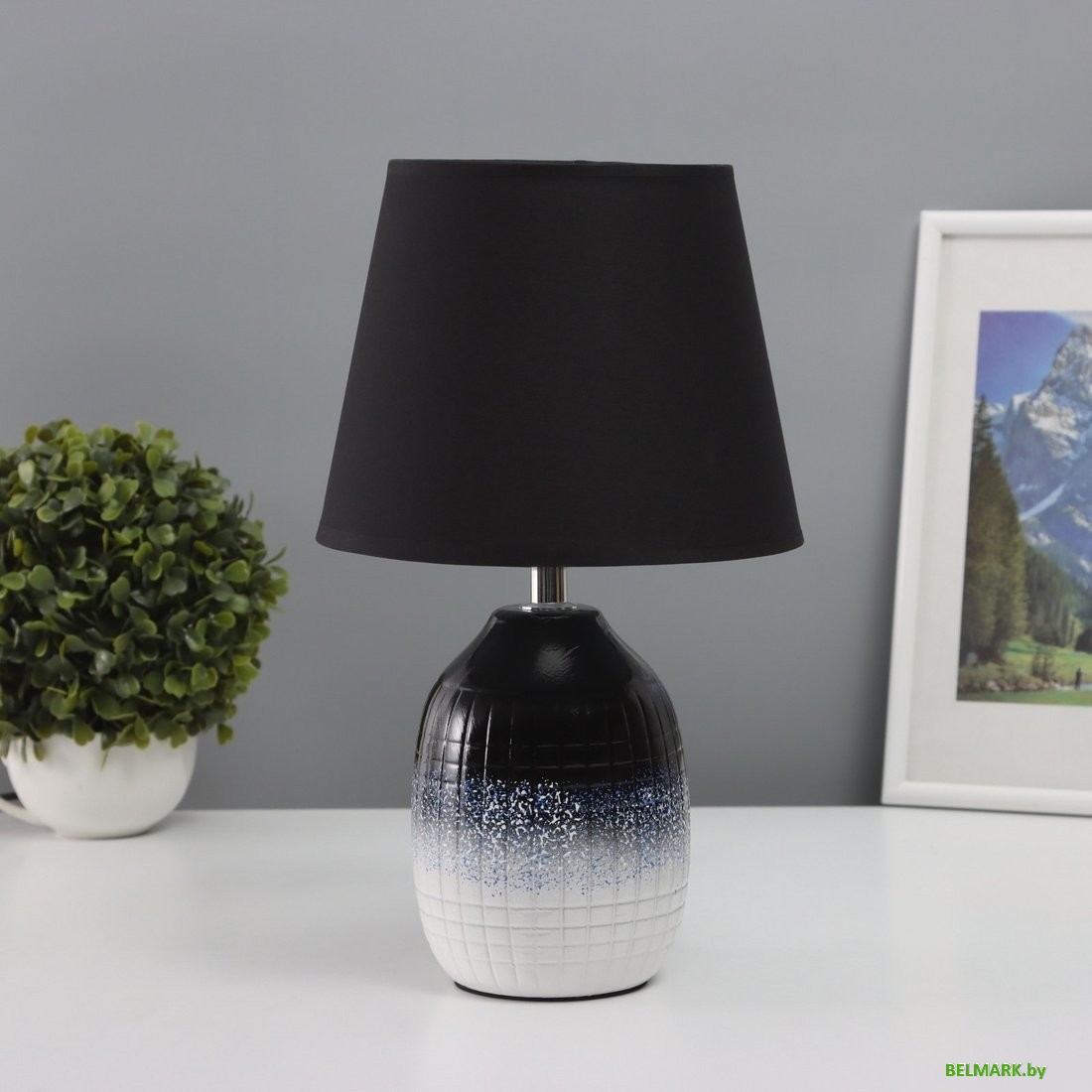 Настольная лампа Risalux Фанг 10603112 (черный/белый) - фото2
