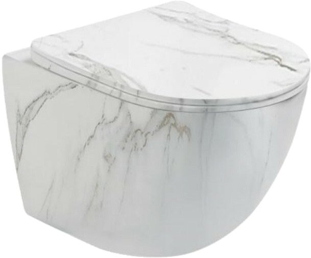 Унитаз подвесной SantiLine SL-5005MRB - фото