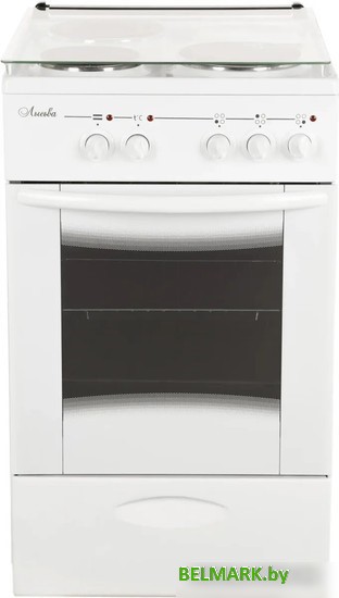 Кухонная плита Лысьва ЭП 301 МС (стеклянная крышка, белый) - фото2