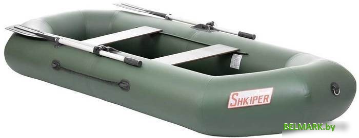 Гребная лодка Тонар Шкипер А280 (зеленый) - фото