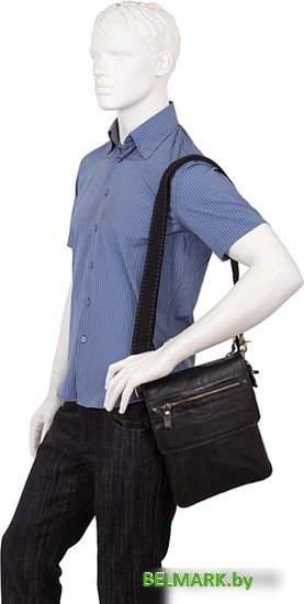 Сумка через плечо Poshete 196-1148-21-BLK (черный) - фото2