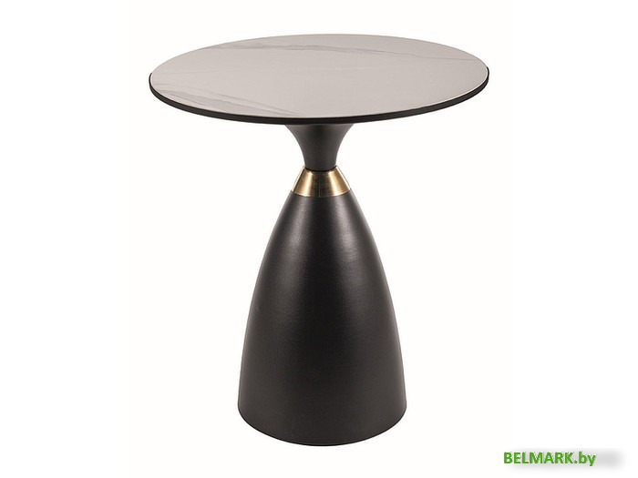 Журнальный столик Signal Gemini (белый/черный/золотой) - фото2