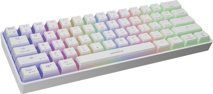 Клавиатура Genesis Thor 660 (белый, нет кириллицы) - фото2