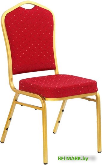 Стул Halmar K-66 (желтый/бордовый) - фото