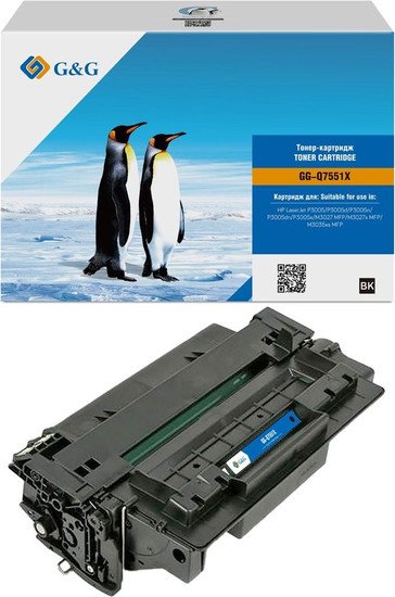 Картридж G&G GG-Q7551X (аналог HP Q7551X) - фото