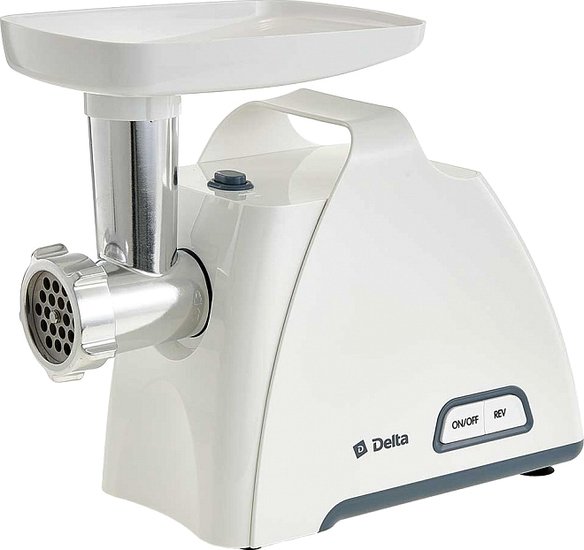 Мясорубка Delta DL-6104M (белый/серый) - фото