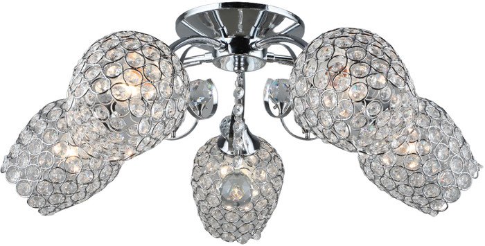 Люстра средней высоты Mirastyle SX-N-5483/5 CH - фото