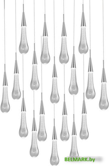 Подвесная люстра Kinklight Гутта 07861-18A.02 (хром) - фото