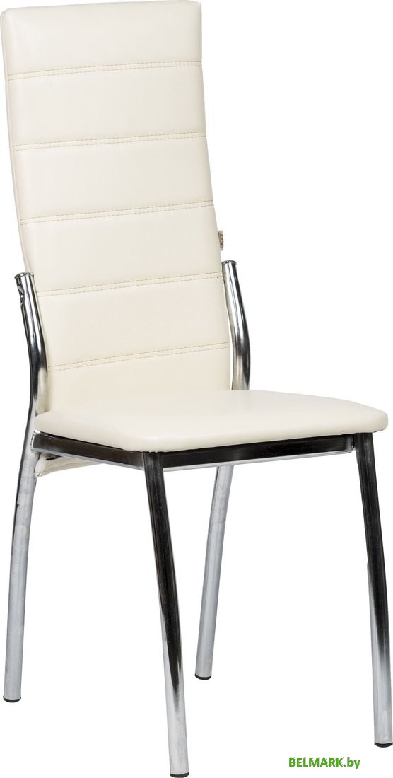 Стул ВВР Прага (ваниль/хром, экокожа) - фото2