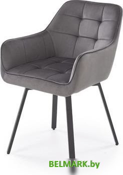 Стул с подлокотниками Halmar K588 (серый) - фото