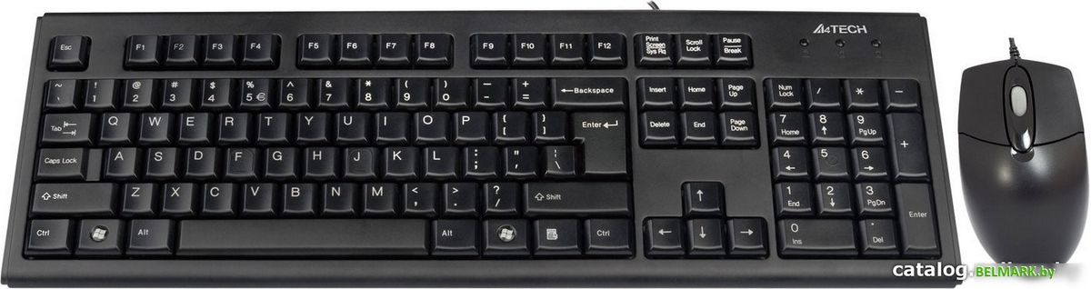 Офисный набор A4Tech KRS-8372 USB Black - фото
