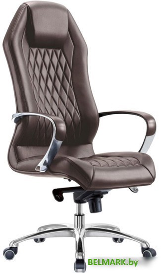 Кресло Бюрократ Aura (коричневый) - фото