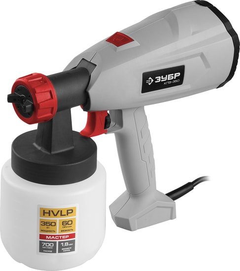 Краскораспылитель Зубр КПЭ-350 - фото