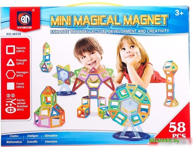 Магнитный конструктор Xinbida 2336518 Мини-магический магнит - фото