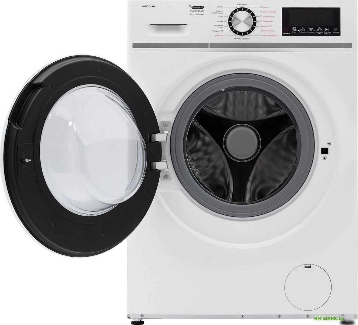 Стирально-сушильная машина Krona Itter Opti White 1200 8/4K WDM - фото2