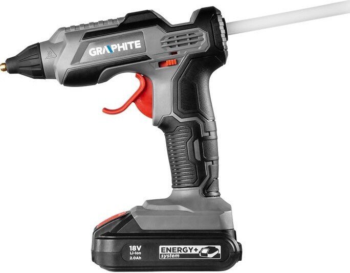 Термоклеевой пистолет GRAPHITE 58G040 (без АКБ) - фото2