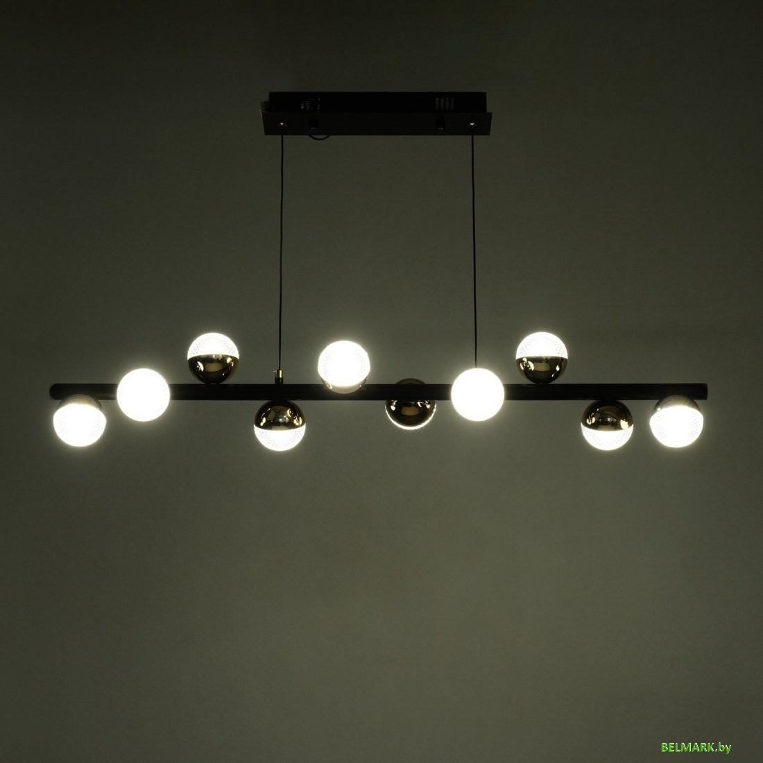 Подвесная люстра BayerLux Рикардо 10385949 (черный/золото) - фото2