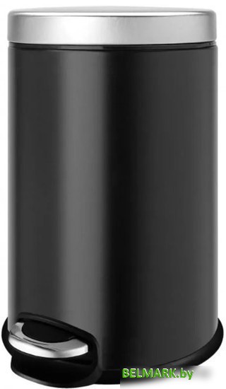 Мусорное ведро WeltWasser WW Erfie BL 30L (черный матовый) - фото