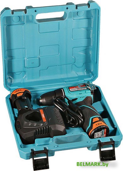 Дрель-шуруповерт Sturm CD1240BLC (с 2-мя АКБ, кейс) - фото