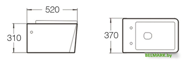 Унитаз напольный SantiLine SL-5016 - фото2