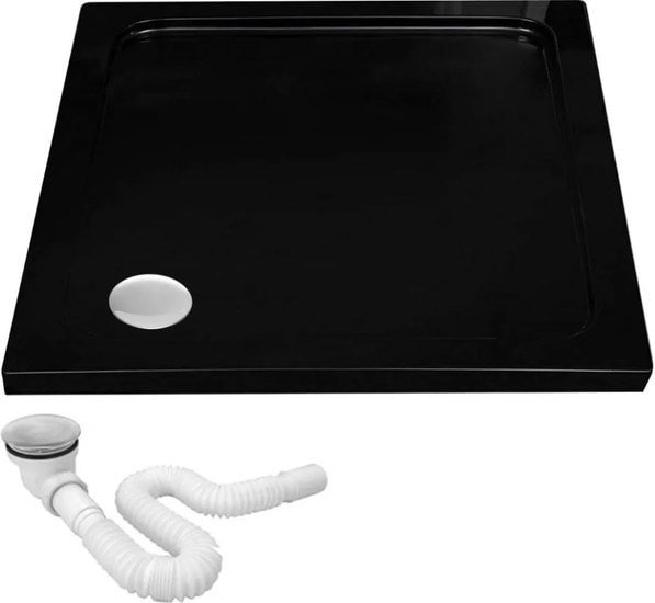 Душевой поддон Rea Savoy 80x80 (черный) - фото2