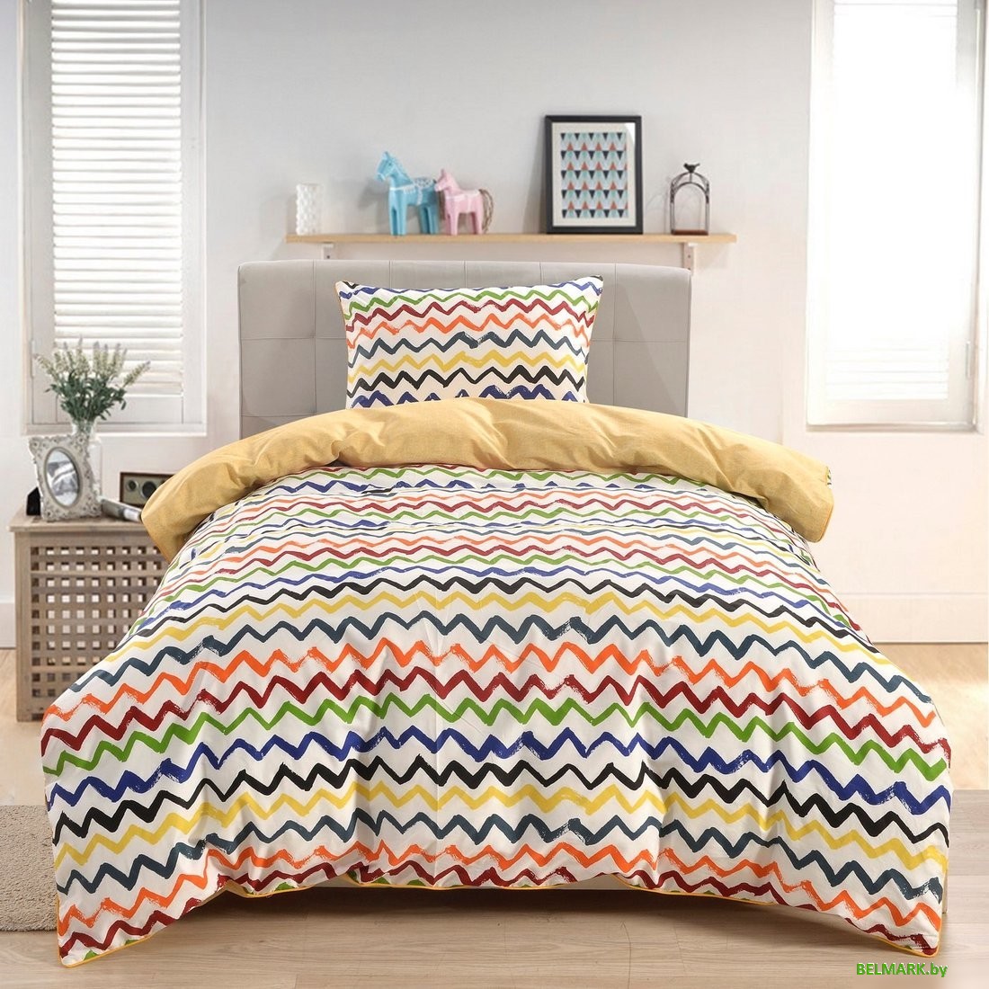 Постельное белье Sofi De MarkO Зигзаги Детский Дет-800 - фото